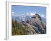Moro Rock and the High Mountains of the Sierra Nevada, Sequoia National Park, California, USA-Neale Clarke-Framed Photographic Print