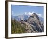 Moro Rock and the High Mountains of the Sierra Nevada, Sequoia National Park, California, USA-Neale Clarke-Framed Photographic Print