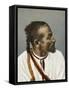 Moroccan - a Recif Man with a Dyed Pigtail and White Tunic-null-Framed Stretched Canvas