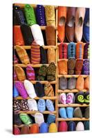 Moroccan Babouche Slippers, Medina, Fez, Morocco, North Africa-Neil Farrin-Stretched Canvas