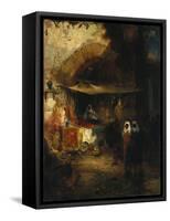 Moroccan Bazaar-Thomas Moran-Framed Stretched Canvas