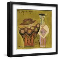 Moroccan Ceramics IV-Valérie Maugeri-Framed Art Print