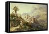 Moroccan Landscape-Jacques Guiaud-Framed Stretched Canvas