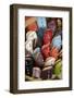 Moroccan Leather Slippers for Sale in Market, Marrakech, Morocco, North Africa, Africa-Simon Montgomery-Framed Photographic Print