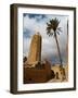 Moroccan Man, Stone Minaret of Sawmann Al-Hajaria, Figuig, Province of Figuig, Morocco-Emanuele Ciccomartino-Framed Photographic Print