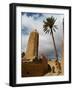 Moroccan Man, Stone Minaret of Sawmann Al-Hajaria, Figuig, Province of Figuig, Morocco-Emanuele Ciccomartino-Framed Photographic Print