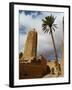 Moroccan Man, Stone Minaret of Sawmann Al-Hajaria, Figuig, Province of Figuig, Morocco-Emanuele Ciccomartino-Framed Photographic Print