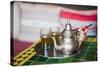 Moroccan Mint Tea Pot at a Cafe in Marrakech, Morocco, North Africa, Africa-Matthew Williams-Ellis-Stretched Canvas