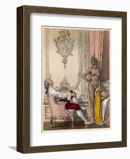 Moroccan Mistress-Auguste Leroux-Framed Photographic Print