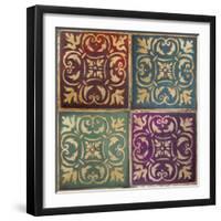 Moroccan Mosaic Patch I-Patricia Pinto-Framed Art Print