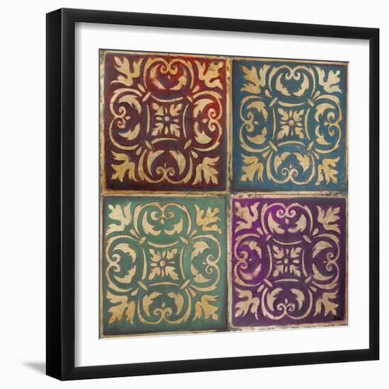 Moroccan Mosaic Patch I-Patricia Pinto-Framed Art Print