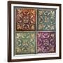 Moroccan Mosaic Patch I-Patricia Pinto-Framed Art Print