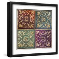 Moroccan Mosaic Patch I-Patricia Pinto-Framed Art Print