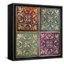 Moroccan Mosaic Patch I-Patricia Pinto-Framed Stretched Canvas