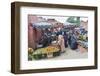 Moroccan People Buying and Selling Fresh Fruit in the Fruit Market in the Old Medina-Matthew Williams-Ellis-Framed Photographic Print