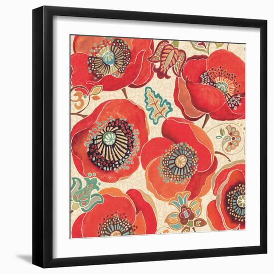 Moroccan Red Light I-Daphne Brissonnet-Framed Art Print