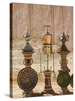 Moroccan Souvenirs, Ait Ouritane, Todra Gorge Area, Tinerhir, Morocco-Walter Bibikow-Stretched Canvas