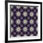 Moroccan Star Flower (Purple)-Susan Clickner-Framed Giclee Print