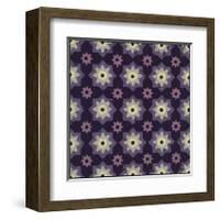 Moroccan Star Flower (Purple)-Susan Clickner-Framed Giclee Print