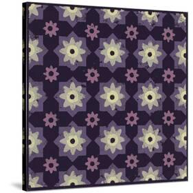 Moroccan Star Flower (Purple)-Susan Clickner-Stretched Canvas