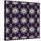 Moroccan Star Flower (Purple)-Susan Clickner-Stretched Canvas