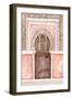 Moroccan Streets Tiled Alcove-Yvette St. Amant-Framed Art Print