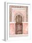 Moroccan Streets Tiled Alcove-Yvette St. Amant-Framed Art Print