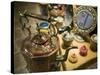 Moroccan Teapot Souvenirs, Maadid, Ziz Valley, Morocco-Walter Bibikow-Stretched Canvas