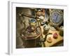 Moroccan Teapot Souvenirs, Maadid, Ziz Valley, Morocco-Walter Bibikow-Framed Photographic Print