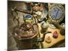 Moroccan Teapot Souvenirs, Maadid, Ziz Valley, Morocco-Walter Bibikow-Mounted Photographic Print