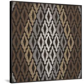 Moroccan Tile with Diamond (Neutrals)-Susan Clickner-Stretched Canvas