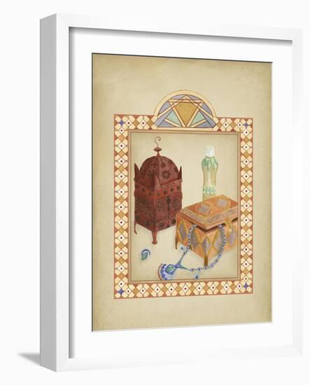 Moroccan Treasure I-Vanna Lam-Framed Art Print