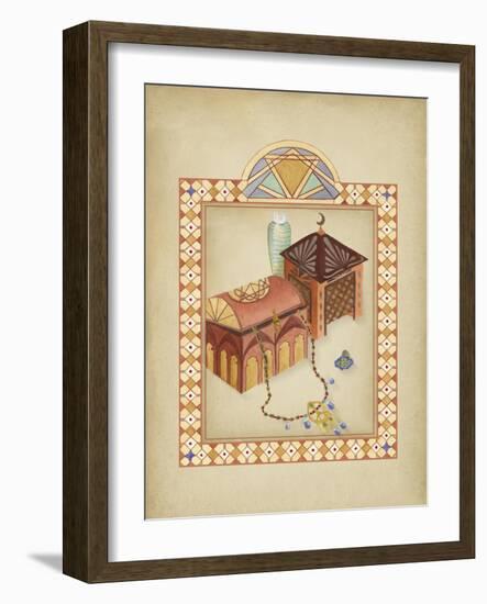 Moroccan Treasure II-Vanna Lam-Framed Art Print