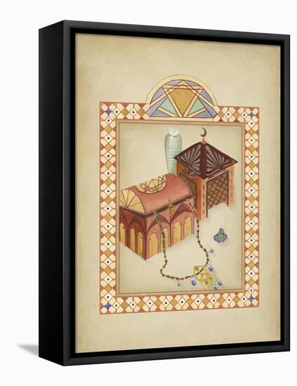 Moroccan Treasure II-Vanna Lam-Framed Stretched Canvas