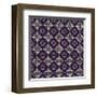 Moroccan Twelve Point Star (Purple)-Susan Clickner-Framed Giclee Print