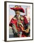 Moroccan Water Seller in Traditional Dress in the Djemaa El Fna, Marrakech-Julian Love-Framed Photographic Print