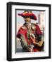 Moroccan Water Seller in Traditional Dress in the Djemaa El Fna, Marrakech-Julian Love-Framed Photographic Print