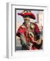 Moroccan Water Seller in Traditional Dress in the Djemaa El Fna, Marrakech-Julian Love-Framed Photographic Print