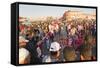 Moroccans Playing Games in Place Djemaa El Fna, Marrakech, Morocco, North Africa, Africa-Matthew Williams-Ellis-Framed Stretched Canvas