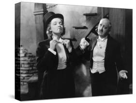 MOROCCO, 1930 directed by JOSEF VON STERNBERG Marlene Dietrich (b/w photo)-null-Stretched Canvas