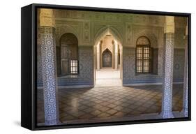Morocco, Agdz, the Kasbah of Telouet Fortress-Emily Wilson-Framed Stretched Canvas