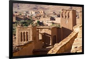 Morocco, Ait Benhaddou. Adobe Buildings of the Berber Ksar-Emily Wilson-Framed Photographic Print