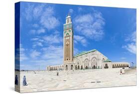 Morocco, Al-Magreb, Hassan Ii Mosque in Casablanca, the Largest Mosque in Morocco-Andrea Pavan-Stretched Canvas