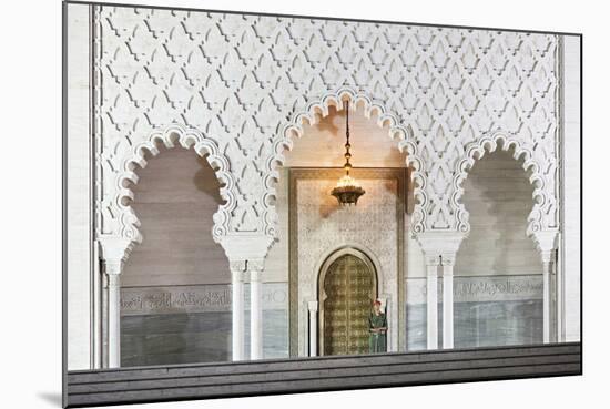 Morocco, Al-Magreb, Mausoleum of Mohammed V in Rabat-Andrea Pavan-Mounted Photographic Print