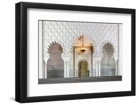 Morocco, Al-Magreb, Mausoleum of Mohammed V in Rabat-Andrea Pavan-Framed Photographic Print