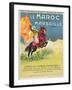 Morocco and Marseille Poster, 1913-Ernest Louis Lessieux-Framed Giclee Print