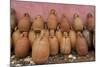 Morocco, Atlas Mountain. Pottery for Sale Along the Road-Michele Molinari-Mounted Photographic Print