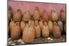 Morocco, Atlas Mountain. Pottery for Sale Along the Road-Michele Molinari-Mounted Photographic Print