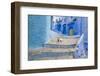 Morocco. Blue Narrow Streets and Neighborhooda of Chaouen-Emily Wilson-Framed Photographic Print