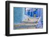 Morocco. Blue Narrow Streets and Neighborhooda of Chaouen-Emily Wilson-Framed Photographic Print